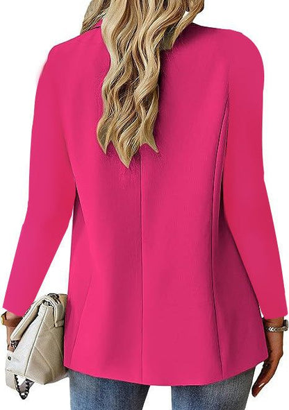 Ins Lapel Button Jacket Fashion Commuter Casual Suit Jacket Women's Long-sleeved Tops Outwear Clothing Miccelli Luxe