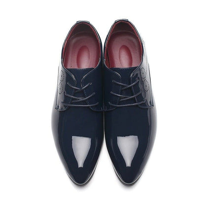 Men Leather Shoes Men Business Casual Dress Shoes Business Casual Leather Shoes Slip-on Black Driving Shoe For Men Miccelli Luxe
