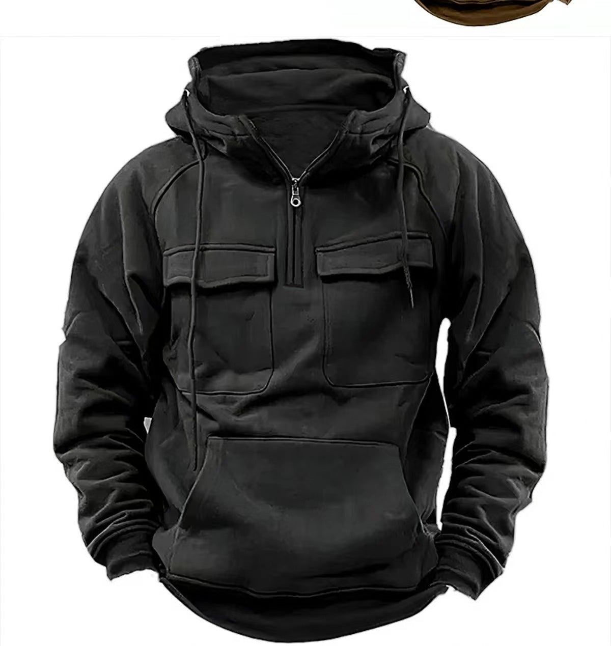 Men's Zip-up Hoodies Sweatshirt With Drawstring And Pocket Design Fashion Casual Sports Sweatshirt Miccelli Luxe