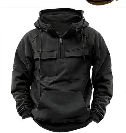 Men's Zip-up Hoodies Sweatshirt With Drawstring And Pocket Design Fashion Casual Sports Sweatshirt Miccelli Luxe