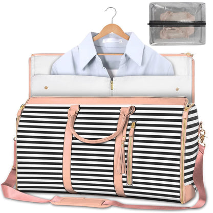 Large Capacity Travel Duffle Bag Women's Handbag Folding Suit Bag Waterproof Clothes Totes Miccelli Luxe