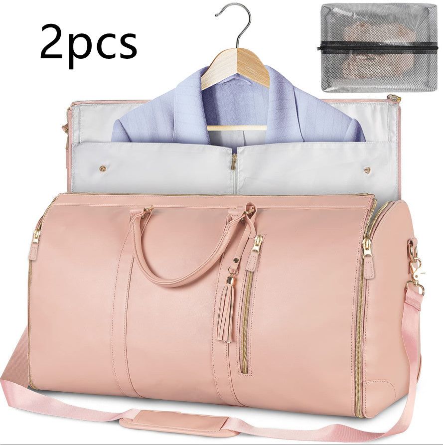 Large Capacity Travel Duffle Bag Women's Handbag Folding Suit Bag Waterproof Clothes Totes Miccelli Luxe