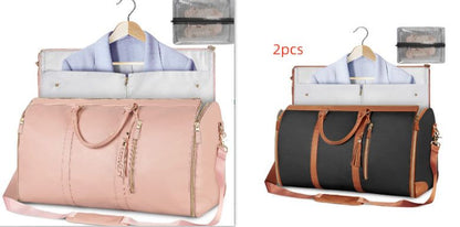 Large Capacity Travel Duffle Bag Women's Handbag Folding Suit Bag Waterproof Clothes Totes Miccelli Luxe