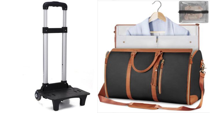 Large Capacity Travel Duffle Bag Women's Handbag Folding Suit Bag Waterproof Clothes Totes Miccelli Luxe