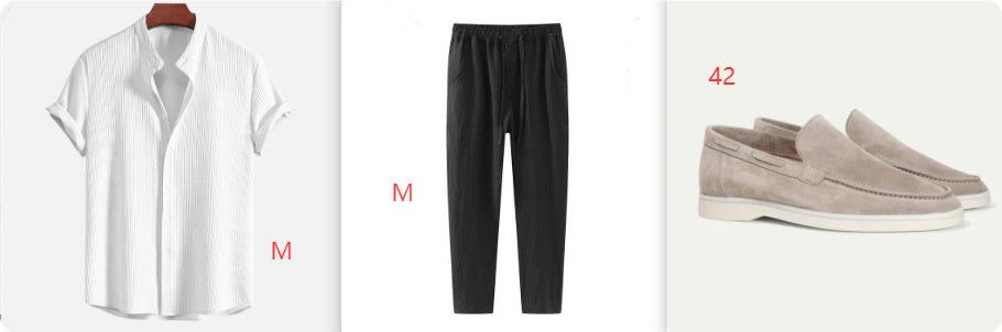 Short Sleeve Loose Shirt Top Summer Mens Clothing Miccelli Luxe