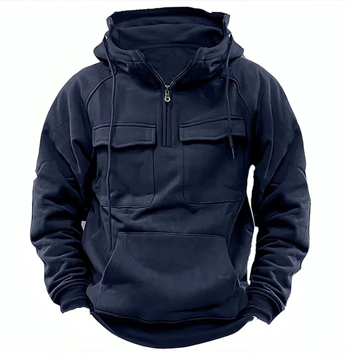 Men's Zip-up Hoodies Sweatshirt With Drawstring And Pocket Design Fashion Casual Sports Sweatshirt Miccelli Luxe