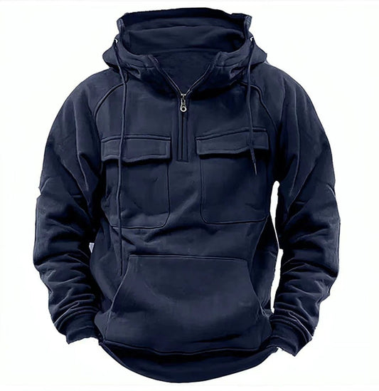 Men's Zip-up Hoodies Sweatshirt With Drawstring And Pocket Design Fashion Casual Sports Sweatshirt Miccelli Luxe