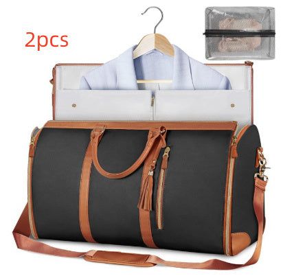 Large Capacity Travel Duffle Bag Women's Handbag Folding Suit Bag Waterproof Clothes Totes Miccelli Luxe
