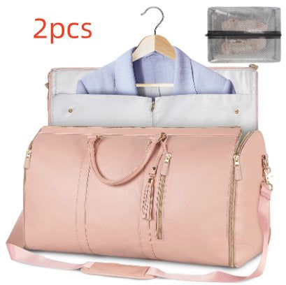 Large Capacity Travel Duffle Bag Women's Handbag Folding Suit Bag Waterproof Clothes Totes Miccelli Luxe