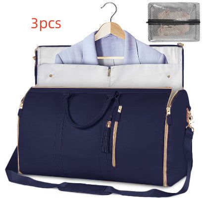 Large Capacity Travel Duffle Bag Women's Handbag Folding Suit Bag Waterproof Clothes Totes Miccelli Luxe