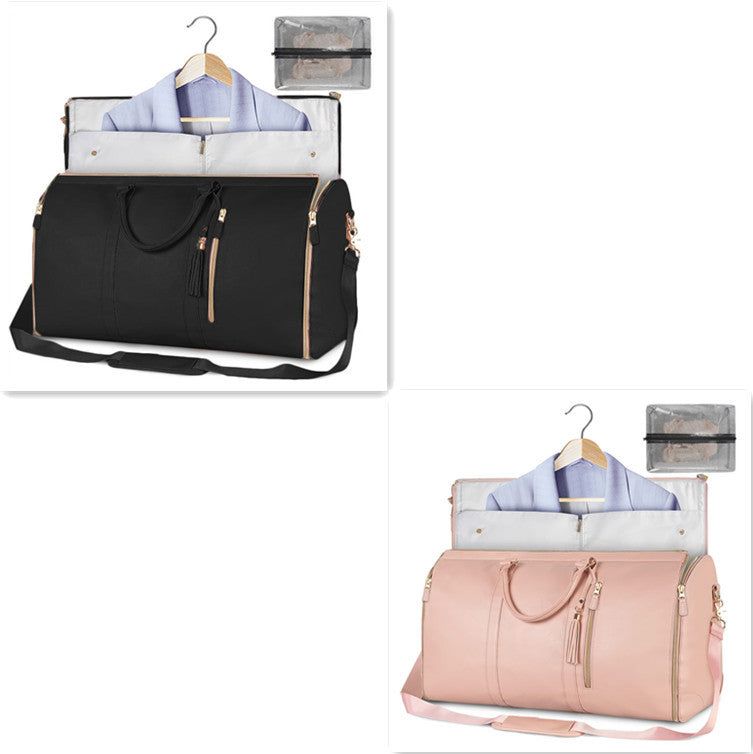 Large Capacity Travel Duffle Bag Women's Handbag Folding Suit Bag Waterproof Clothes Totes Miccelli Luxe
