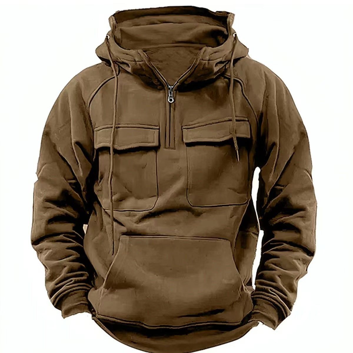 Men's Zip-up Hoodies Sweatshirt With Drawstring And Pocket Design Fashion Casual Sports Sweatshirt Miccelli Luxe