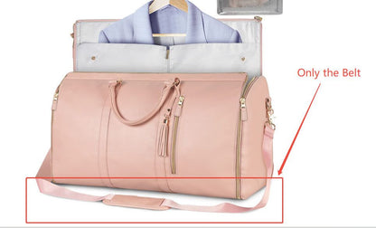 Large Capacity Travel Duffle Bag Women's Handbag Folding Suit Bag Waterproof Clothes Totes Miccelli Luxe