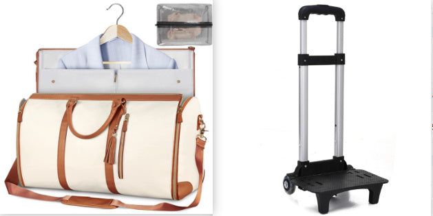 Large Capacity Travel Duffle Bag Women's Handbag Folding Suit Bag Waterproof Clothes Totes Miccelli Luxe