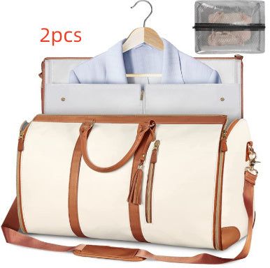Large Capacity Travel Duffle Bag Women's Handbag Folding Suit Bag Waterproof Clothes Totes Miccelli Luxe